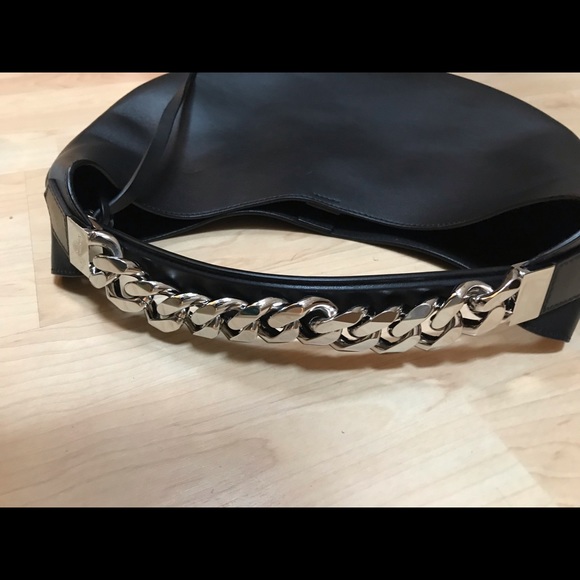 🔥🔥Givenchy Infinity Small Black Leather Hobo Bag - Picture 5 of 10